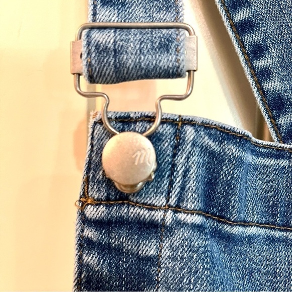 Madewell Skinny Raw Hem Bib Overalls - Picture 4 of 12